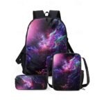 Galaxy Print Backpack – Durable and Stylish Space Nebula - Image 14