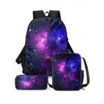 Galaxy Print Backpack – Durable and Stylish Space Nebula - Image 11