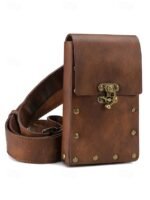 35Pcs Women's Bohemian Faux Leather Western Waist Bag with - Image 4