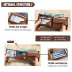 Genuine leather wallet top layer cowhide coin purse multi card - Image 5