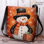 Women's Christmas Snowman Crossbody Bag -  Snowman and - Image 5