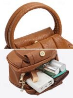 Women's Faux Leather Handbag – Multiple Colors, Stylish - Image 8