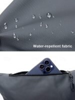 30pcs Men's Water-Repellent Nylon Waist Bag – Multi-Pocket - Image 7