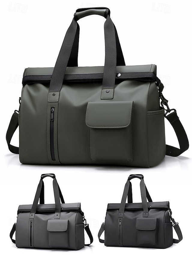 iutkmh1764149641051 Men's Waterproof Polyester Duffel Bag – Multi-functional - Image 1