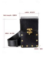 35Pcs Women's Bohemian Faux Leather Western Waist Bag with - Image 9