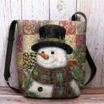 Women's Christmas Snowman Crossbody Bag -  Snowman and - Image 13