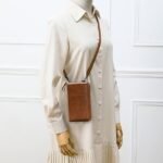 Women's Vintage Faux Leather Crossbody Wallet with Zipper, - Image 11