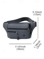 30pcs Men's Water-Repellent Nylon Waist Bag – Multi-Pocket - Image 9