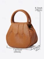 Women's Faux Leather Handbag – Multiple Colors, Stylish - Image 11