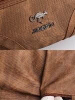 Women's Brown Faux Leather Crossbody Bag with Multiple - Image 6