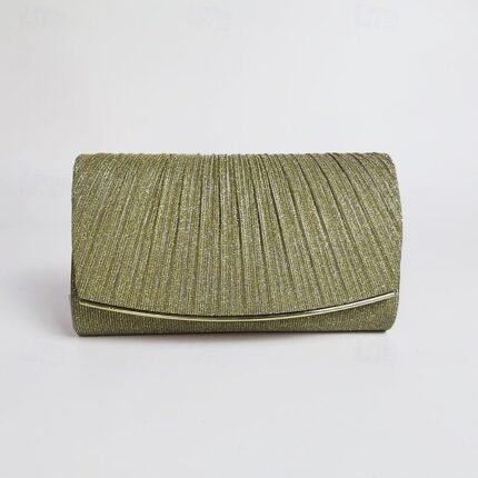 Women's Glitter Evening Clutch Purse – Elegant Metallic