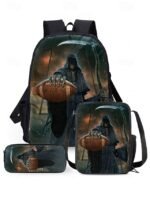 Men's Grim Reaper 3-Piece Backpack Set with Grim Reaper - Image 18