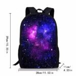 Galaxy Print Backpack – Durable and Stylish Space Nebula - Image 5